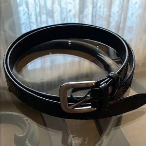 Genuine snake skin belt (women)